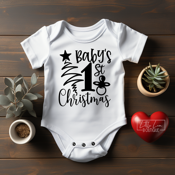 Babys 1st Christmas bodysuit (13)