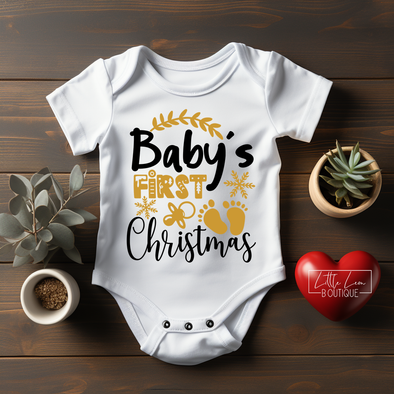 Babys 1st Christmas bodysuit (1)