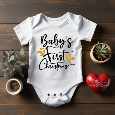 Babys 1st Christmas bodysuit (3)